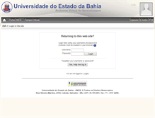 Tablet Screenshot of ead.uneb.br