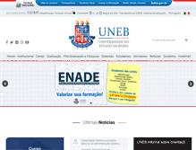 Tablet Screenshot of portal.uneb.br