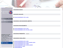 Tablet Screenshot of concursodocente.uneb.br