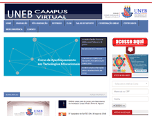 Tablet Screenshot of campusvirtual.uneb.br